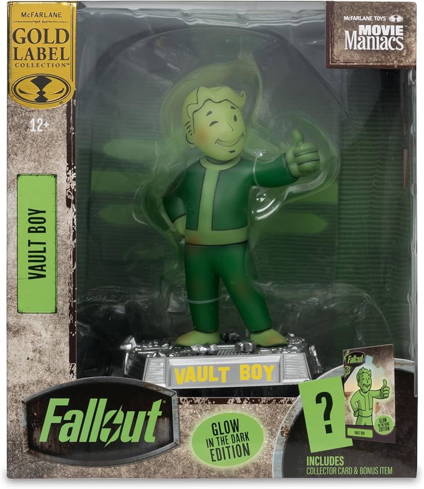 Amazon | Fallout Vault Boy 暗闇で光るエディション ゴールドラベル 5